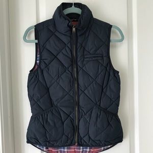H&M Navy Quilted Vest